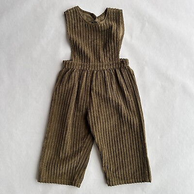 #ad The Simple Folk Vintage Corduroy Jumpsuit Olive Size 3 4yrs $45.95