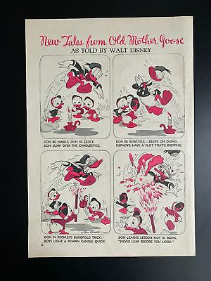 #ad #ad Rare Vintage 1944 Walt Disney Donald Duck Comic $23.40