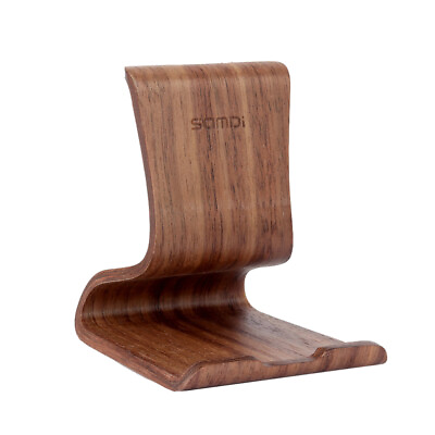 #ad Wooden Fine Workmanship Phone Stand Cradle Mount Cell Bracket $11.65