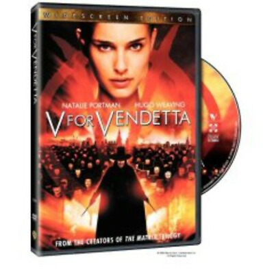 #ad V for Vendetta DVD 2005 Full Screen Natalie Portman Hugo Weaving Stephen Rea $3.95