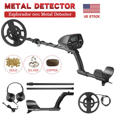 #ad Ground Metal Detector Deep Sensitive Search Coin Treasure Gold Hunter Finder $106.90