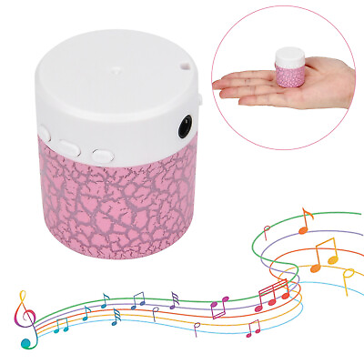 #ad MP3 Portable Mini HD Stereo Bass Speakers Music Player Wireless TF Speaker Pink $5.91