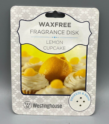 #ad Westinghouse Waxfree Lemon Cupcake Home Fragrance Disk $5.99