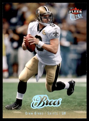 #ad 2007 Ultra Gold Drew Brees New Orleans Saints #123 $1.00