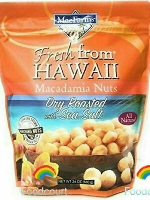 #ad #ad MacFarms Dry Roasted Macadamia Nuts With Sea Salt From Hawaii 24 oz $30.65