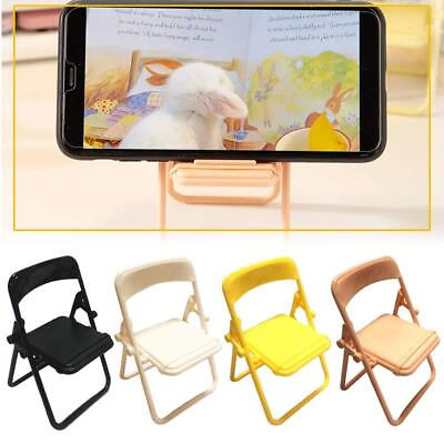 #ad Folding Chair Universal Desktop Cell Phone Holder Stand for Smartphone Bracket R $1.07