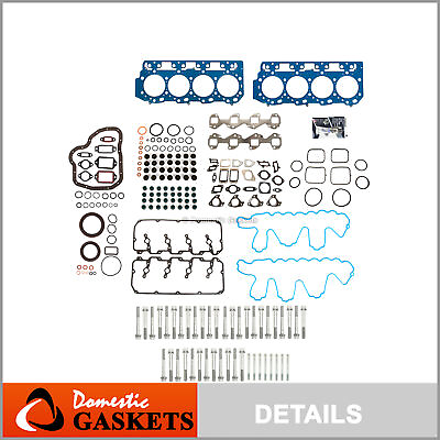 #ad Full Gasket Set 0.047quot; Thick Head Bolts Fit 04 10 GM 6.6L Chevrolet DURAMAX $329.00