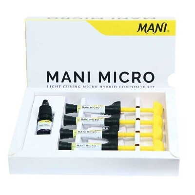 #ad Mani Micro Light Curing Micro Hybrid Composite Kit with Selective Etch Bond $107.87