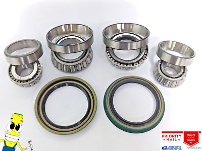 #ad USA Made Front Wheel Bearings amp; Seals For GMC G2500 1979 1990 Light Duty Brakes $69.95