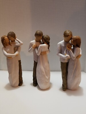 #ad Willow Tree quot;Our Giftquot; quot;Togetherquot; quot;Promisesquot; Demdaco By Susan Lordi 9quot; Figurines $80.00
