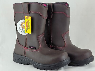 #ad Avenger Women#x27;s Composite Toe Waterproof EH Pull On Boot A7146 Size 8 M. $79.99