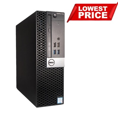 #ad Dell Desktop i5 Computer PC SFF 8GB RAM 1TB Hard Drive Windows 11 Pro WiFi BT $139.99
