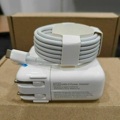 #ad #ad Brand New 61W USB C Power Charger MacBook Pro 14 13 12#x27;#x27; 2016 Mac Book Air 2018 $29.99