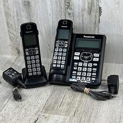 #ad Panasonic KX TGF570 Bluetooth Cordless Phone Answering Machine w 2 Handsets $19.99