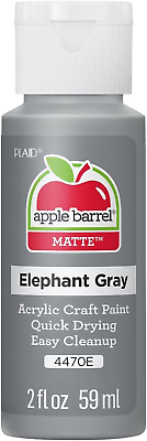 #ad #ad Apple Barrel Acrylic Paint in Assorted Colors 2 oz 4470E Elephant Gray $1.00