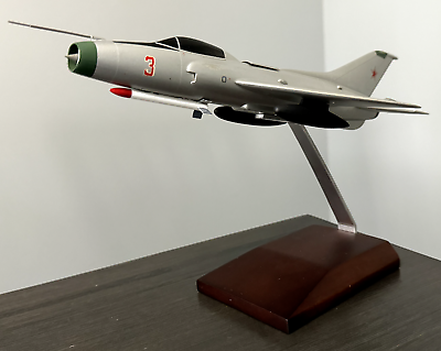 #ad MiG 21 Mikoyan Gurevich RUSSIA Plane Scale Model Desk Aircraft Jet USSR Airplane $99.99