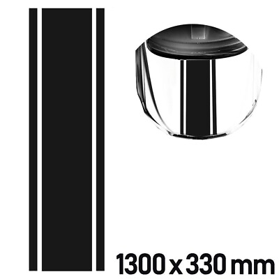 #ad Gloss Black Hood Sticker Universal Vinyl Stripe Sport Racing Speed Decal HK K $28.00