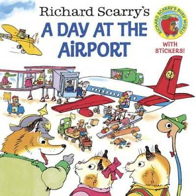 #ad Richard Scarry#x27;s A Day at the Airport Pictureback R Paperback GOOD $3.64