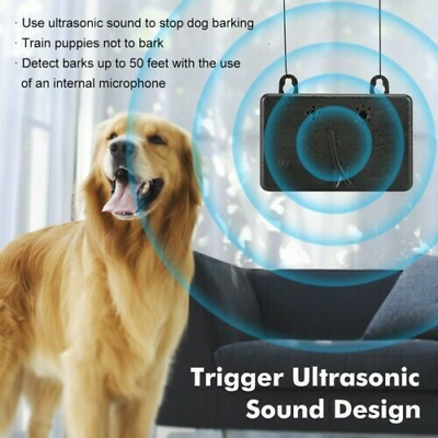 #ad Outdoor Ultrasonic Anti Barking Device Dog Bark Control Sonic Silencer Tools USA $18.99