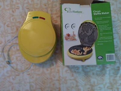 #ad * Chef venting CIRCUS WAFFLE MAKER MODEL WM 3 USED IN good CONDITION $10.49