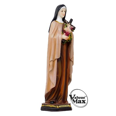 #ad ValuueMax™ Saint Therese of Jesus Statue Finely Detailed Resin 12 Inch Tall $38.00