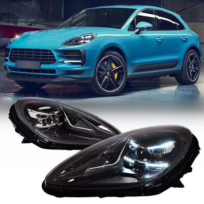 #ad For Porsche Macan 2014 2020 Pair Front Lamps Full LED Headlights Start Animation $1550.00