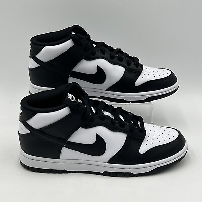#ad Nike Men#x27;s Dunk Mid Panda White Black Fashion Sneakers Shoes FQ8784 100 NEW $133.99