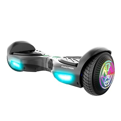 #ad Swagtron Hoverboard w Light Up Wheels 7 Mph Kids Self Balancing Scooter UL2272 $69.99