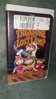 #ad Duck Tales the Movie Treasure of the Lost Lamp Movie VHS Sealed Tape $18.95