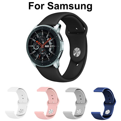 #ad For Samsung Galaxy Watch Active 2 40mm 44mm Watch Band Silicone Sport Strap $6.65