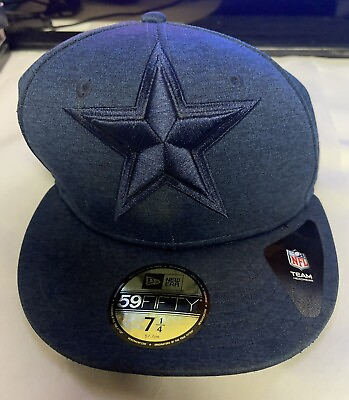 #ad Dallas Cowboys NFL New Era MegaTone Heather Blue 59FIFTY fitted hat size 7 1 4 $29.99