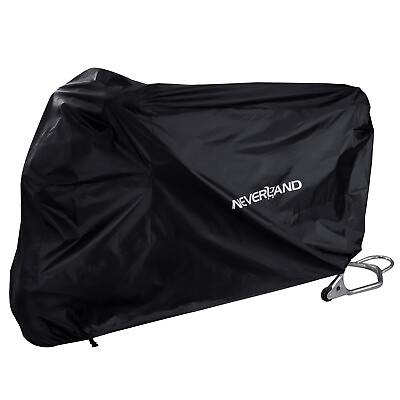 #ad NEVERLAND Large Motorcycle Bike Cover Waterproof Scooter Outdoor Dust Protector $21.59