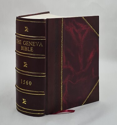 #ad The Geneva Bible 1560 1560 by God LEATHER BOUND $173.45