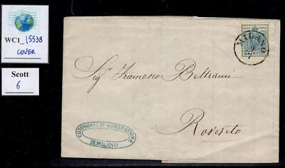 #ad WC1 15538. ANTIQUE STATES: LOMBARDY VENETIA. Unopened cover w. 1850 45 c. Sc.6 $49.99