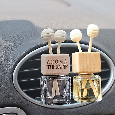 #ad 8ml Perfume Empty Bottles Car AC Vent Aromatherapy Ornament Air Freshener Bottle $8.36