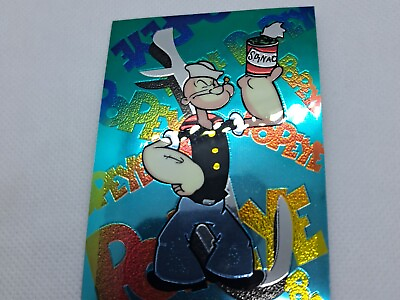 #ad Popeye Evolution Chrome 8 of 8 card $19.99