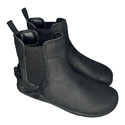 #ad Xero Shoes Tari Barefoot Chelsea Boots Black Womens Size 5.5 $72.99