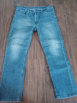 #ad Levis 541 Blue Denim Jeans Mens 38x32 38x30 Athletic Fit Tapered $14.88