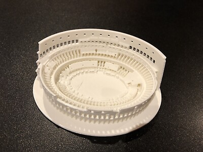 #ad Ancient Rome Italy Colosseum Coliseum 3D Printed PLA Plastic 4.5”x3.75”x1.5” $12.00