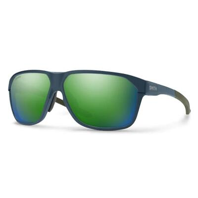 #ad Smith Leadout Pivlock Sunglasses Matte Stone Moss ChromaPop Green Mirror $113.88