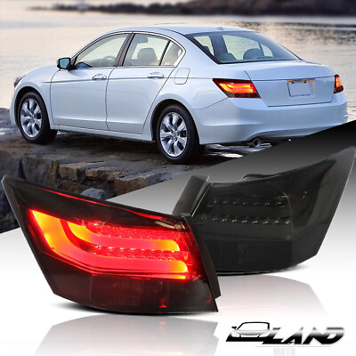 #ad VLAND LED Tail Lights For 2008 2012 Honda Accord Smoked Rear Break Lamp 2pcs LR $119.99