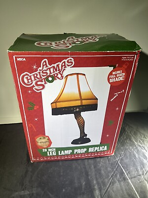 #ad A Christmas Story NECA Officially Licensed 20quot; Leg Lamp Movie Replica Open Box $79.95
