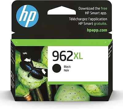 #ad NEW HP 962XL Black 3JA03AN Ink Cartridge GENUINE Retail Box $34.98