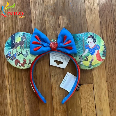 #ad Disney 100 decades authentic 2023 Snow White minnie mouse ear Headband $18.89