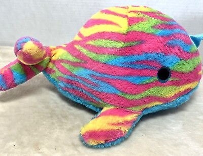 #ad Destination Nation very colorful whale Plush Toy Animal Fish 12 inches 2017 $12.99