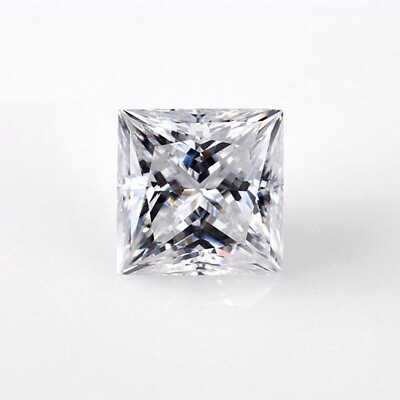 #ad 1.10 Ct Natural Princess Cut Loose Diamond 6x6 mm VVS1 D Color Certified ML40 $36.99