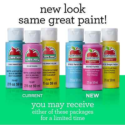#ad Apple Barrel Acrylic Paint Craft 2 oz Matte Pick Any Color. $18.99