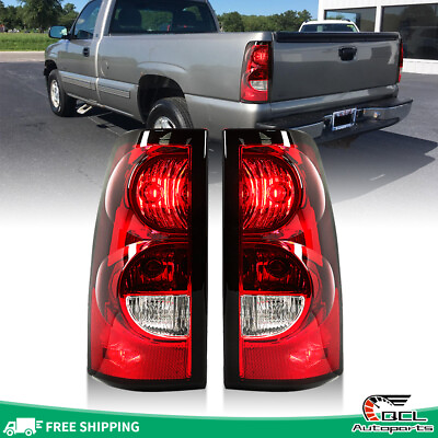 #ad Pair RED Tail Lights For 1999 2002 2003 2006 Chevy Silverado 1500 2500 3500 $44.99