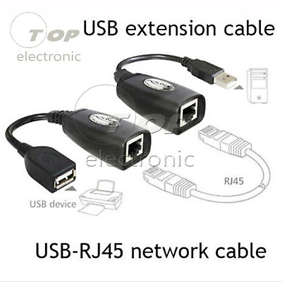 #ad USB 2.0 to CAT5E CAT6E RJ45 LAN Modem Extension Extender Adaptor Converter $4.69