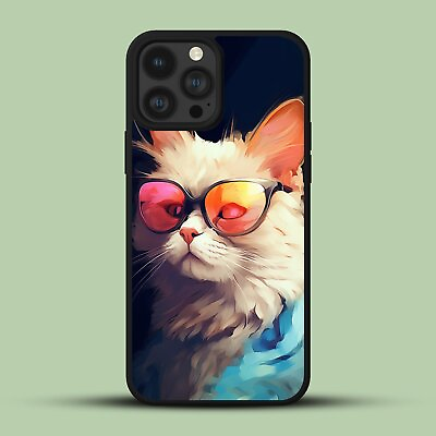#ad whimsical Burmese cat Aluminum Phone Cover For iPhone 14 15 11 12 13 Pro AU $17.99
